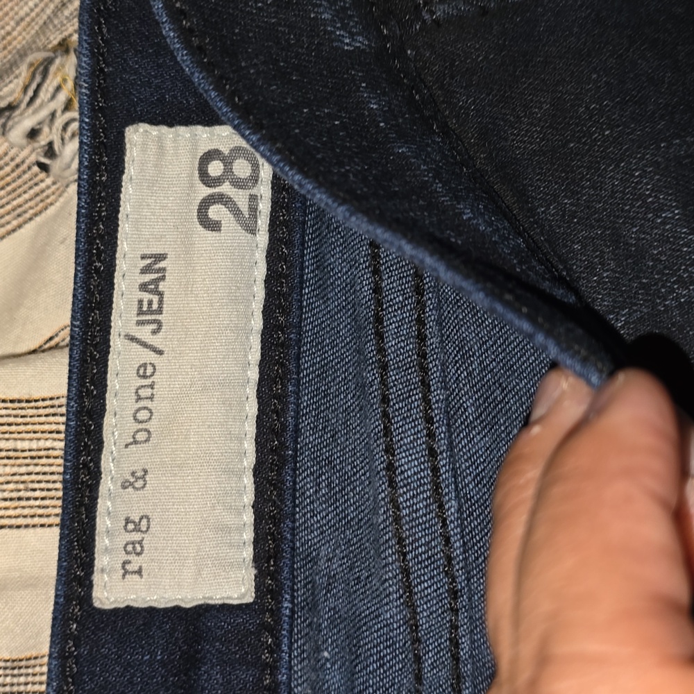 Rag & Bone Low Rise Deep Indigo Jeans - Picture 6 of 6